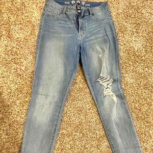 Pair of Mid-Rise Jeans by Rewash
